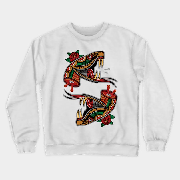 SNAKE 69 Crewneck Sweatshirt by thetyger